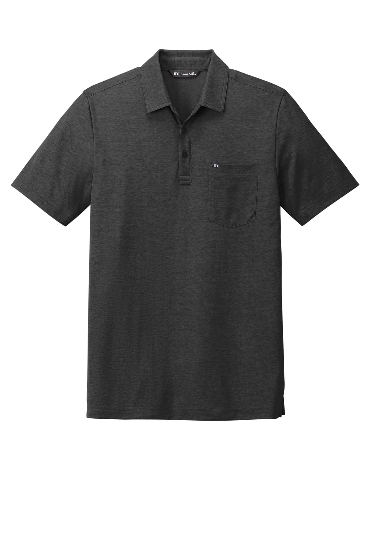 TravisMathew Oceanside Heather Pocket Polo