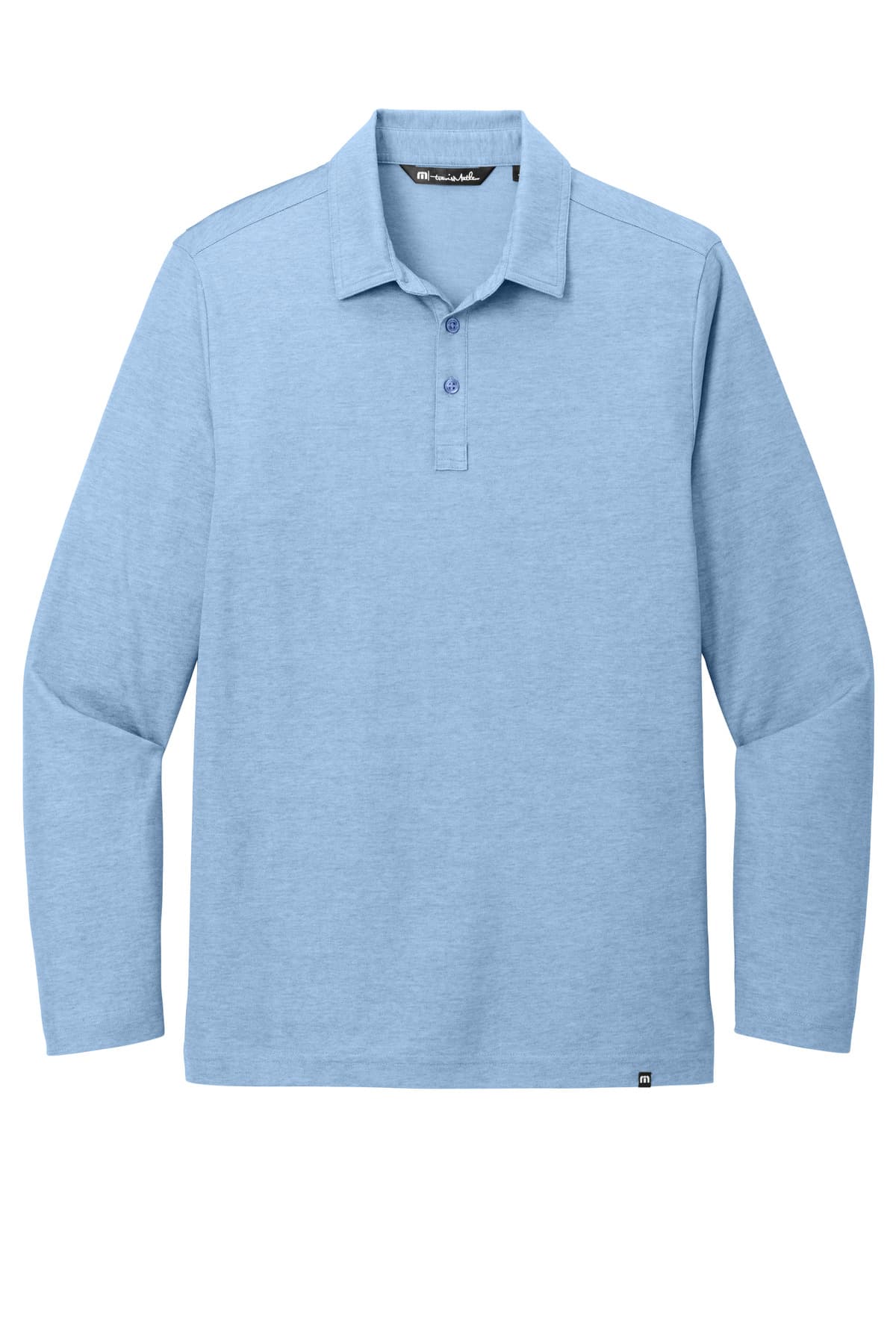TravisMathew Oceanside Heather Long Sleeve Polo