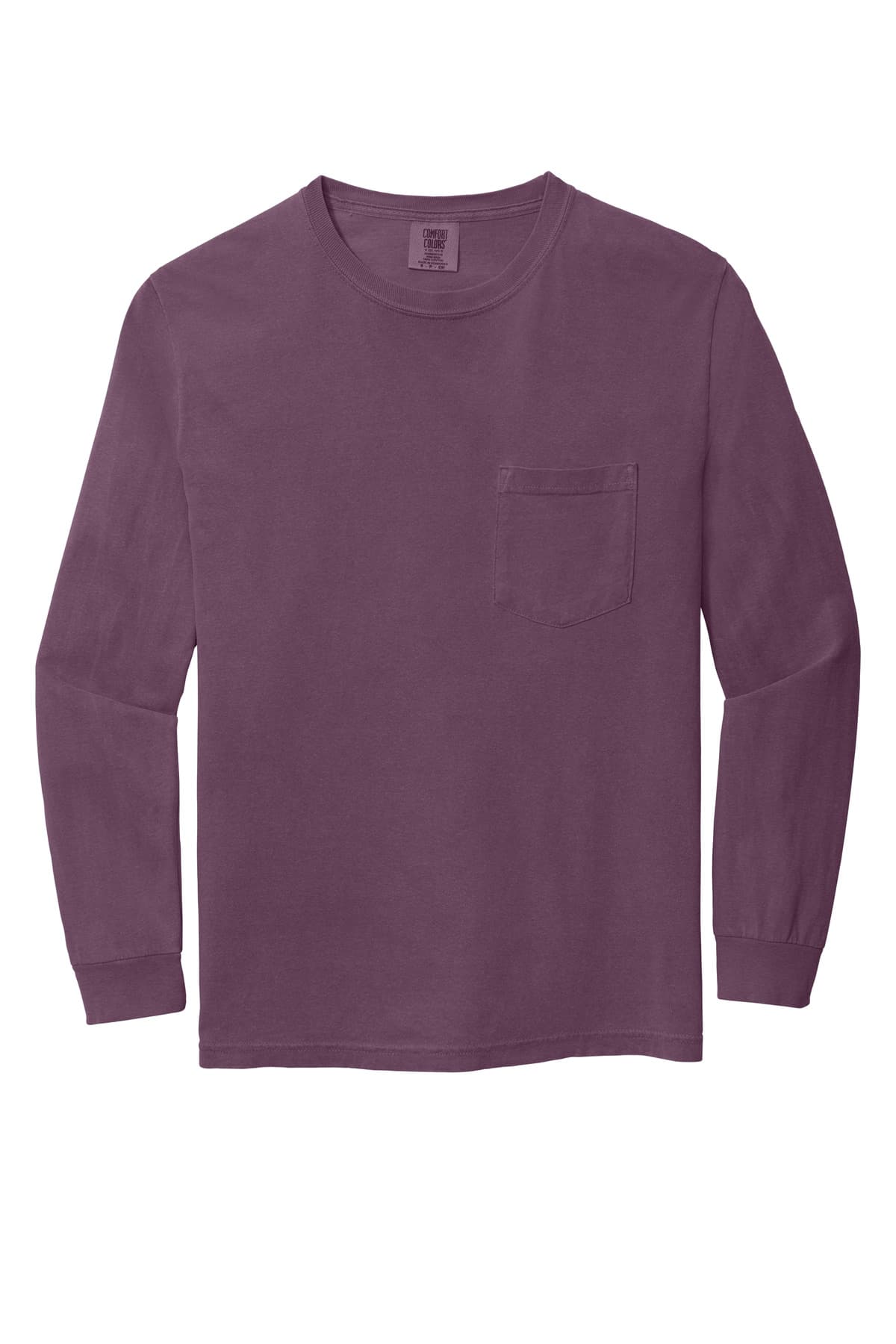 COMFORT COLORS Heavyweight Ring Spun Long Sleeve Pocket Tee