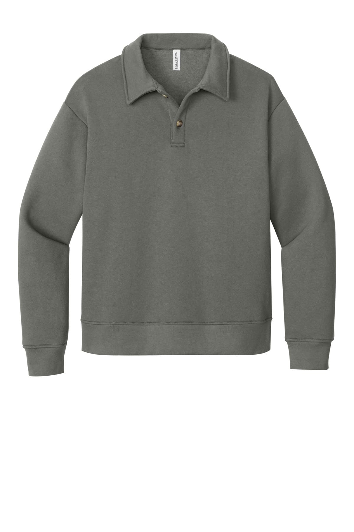 BELLA+CANVAS Unisex 10-Ounce Polo Sweatshirt