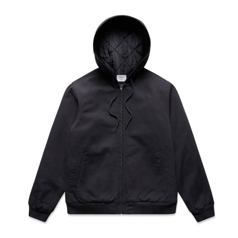 Canvas Bomber Hood Jacket